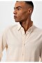 Textured regular fit men's shirt - 5
