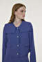 Elegant Violet Suit with Short Jacket and Stone Embellishments 1523 - 4