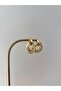 Special Series Three Ring Shimmering Gold Color Earrings - 4