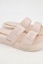 Leme Slide Women's Double Strap Slippers Beige 35/40 - 4
