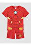 Esvab • Modern & Distinctive Iron Man Printed Boys' Shorts Pajama Set - 2