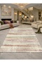 Sdt Colorful Horizontal Stripes Modern Antique Look Soft Tone Woven Base Decorative Carpet Sdt1348