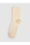 Women's Beige Socks 50324354-Vr019 - 3