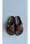 Mocca Muse Light Brown Buckle Comfort Slippers - 2