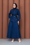 Sleeve Elastic Hooded Thin Fabric Jeans Women's Suit - 3