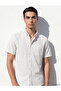 Nevavm Regular Fit Striped Oxford Men's Shirt with Difference