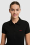 Women's Black Basic T-Shirt 50323461-Vr046 - 2