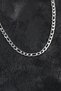 316L Steel Silver Color Figaro Chain Model Men's Necklace 5886 - Stainless and Suitable for Daily Use