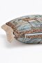 Horse and Palm Tree Oasis Tapestry Fringed Throw Pillow Cover - Cream Tassel Oriental Pillowcase - 6