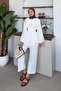 Hesna Balon Sleeve Tunic White - 3