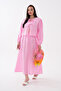 Pre-Tieded Jacquard Knitted Skirt Suit