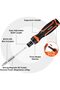 Ratcheting Screwdriver, 9-In-1 Multi Screwdriver, Adjustable Length, High-Strength Bits, Phillips, Slotted, Torx, Hex, Nut Driver - 2