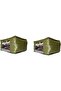 Saree Cover with Front Window, Satin Storage Organizer, Pack of 2, 10 Inch Height.