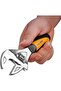 Stubby Adjustable Wrench 165mm 6.5 Inch Compact Adjustable Jaw Steel Grip Tool for Plumbing Maintenance Mechanical Repair and General Workshop Applications - 5
