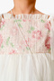 Romantic Party Birthday/Special Occasion Dress with Sequin/Paillette Embroidery and Bag - 4