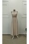 Women's Strappy Double-Breasted Collared Long Wrap Dress with Lace at the Waist - 4