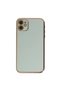 Apple iPhone 12 Case Volet Silicone - Light Green - 2