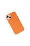 Apple iPhone 14 Plus Case Nano Velvet Silicone - Orange - 3