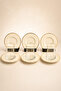 Gold Gilded 6-Person 12-Piece Cream Tea Set
