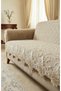 Premium Luxury Chenille French Lace Sofa Cover - Non-Slip Living Room Sofa/Bed Sofa Cover 170X210 - 2