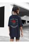 Kids Unisex Printed T-Shirt - Black - 4