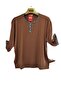 Plus Size Capri Sleeve Combed Cotton Blouse - 2