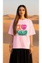 Women's Oversize T-Shirt Arabia Printed 100% Cotton T-Shirt Comfortable Fit