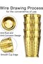 Silk Route - 10oz Stainless Steel Cups, 4 Pack Gold Double Wall Metal Stackable Insulated Tumblers - 2