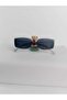 Transparent Grey Square Unisex Sunglasses Y2K Retro Yv400 - 5