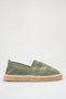 Unisex Women's Men's Khaki Green Espadrille Flexible Knitwear Breathable Anti-Sweat Summer Shoes Breath