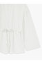 Cotton Long Sleeve Tie-Waist Muslin Kimono - 5