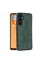 Samsung Galaxy A56 Case Aras Leather Cover - Dark Green