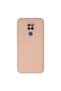 General Mobile Gm 20 Case Nano Velvet Silicone Inside - Powder
