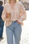 Shalwar Sleeves Ruffled Lace-Up Gathered Collar Flounce Loose Casual Bohemian Authentic Ethnic Shirt - 6
