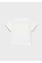 Girl's Knitted Detailed Tshirt Cream - 3