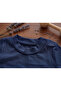 Turtleneck Baby Bodysuit with Snap Fasteners on the Shoulder and Bottom - 2