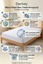 70X120 cm Fitted Mattress Protector Mattress Cover Liquid Proof Baby Micro Fabric