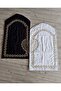Heart-Shaped Couple Prayer Mat Gold Embroidered Dowry Box