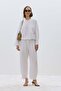 White Ellie Linen Balloon Pants