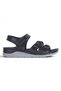 Selinay 1162-1 Black Women's Flat Sandals Shoes