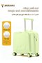 Kids Rideable Suitcase, Children Trolley Case with Cat Ear Design, Carry-on Luggage with Built-in Anti-theft Combination Lock, Scratch Resistant Family Travel Luggage (Green, 18 Inch) - 4
