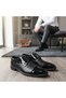 Men's Patent Leather Lace-Up Classic Shoes with Pvc Sole, Suitable for Bridal Suits and Suit Shoes