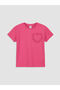 Esvab • Modern & Distinctive Zero Roba Collar Embroidered Girls' T-Shirt - 3