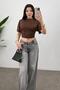 Women's Waist-Fitted Wide-Sleeve Relaxed Blouse - 5