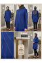 Women's Navy Blue Tunic with Stone Details on the Front - 2