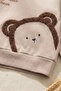 Teddy Bear Embroidered Cotton 2-Piece Baby Boy Set - 2