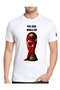 Fifa 2026 World Cup Turkish Flag Cup Printed 100% Cotton White Men's T-Shirt National Team Design T-Shirt