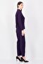 Women 2 Pieces Textured Shirt And Bottom Set, Purple - 2