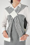 New Style Arm-Looped Goose Feet White Knitwear Shoulder Shawl - 4