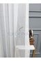 Exculusive Melike Ironing-Free Wrinkle-Free Plain 2 Layer Pleated Tulle Curtain
